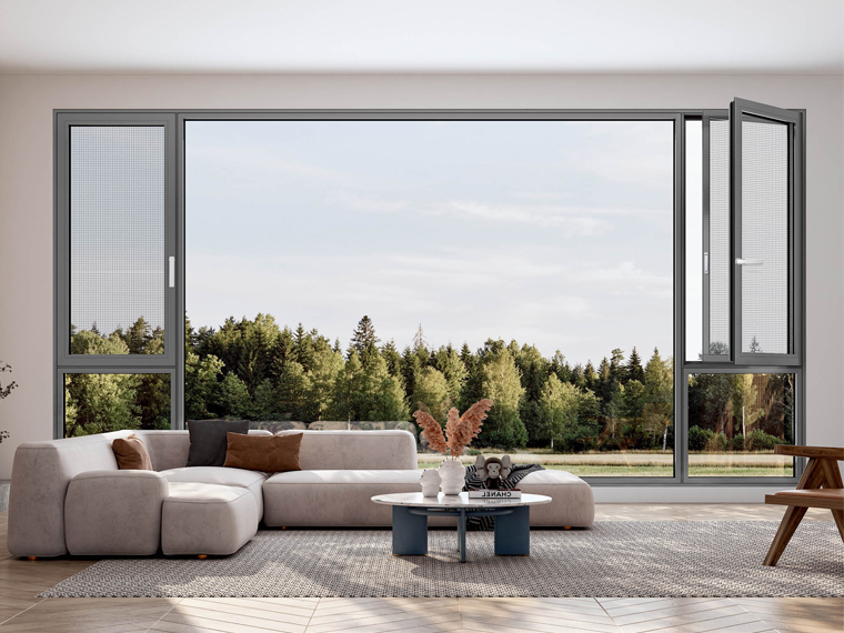 希歐門窗平開窗效果圖